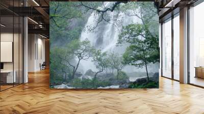 Klong Lan Waterfall Wall mural