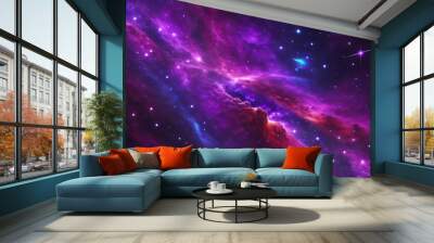 Journey Through the Cosmic Tapestry: Exploring the Galaxy and Universe. Wall mural