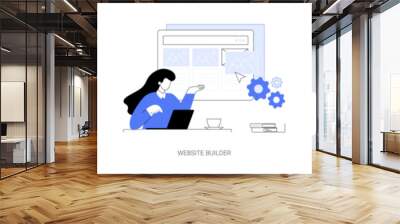 E-commerce software isolated cartoon vector illustrations se Wall mural