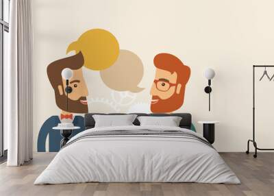 Two professional young men Wall mural