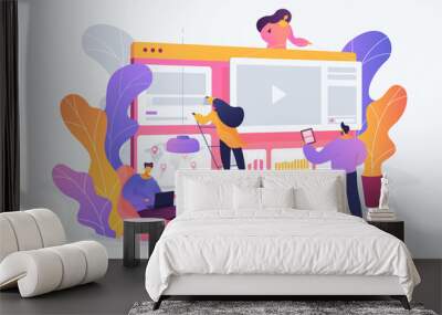 WEB development concept vector illustration Wall mural