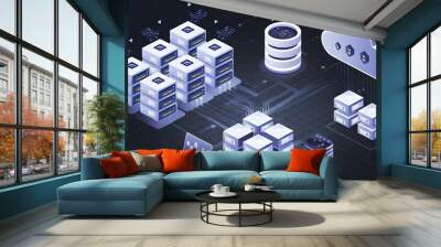 technology concept  Wall mural