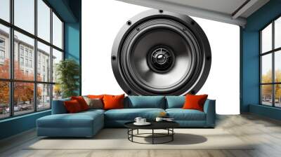 Car loud speaker isolated Wall mural