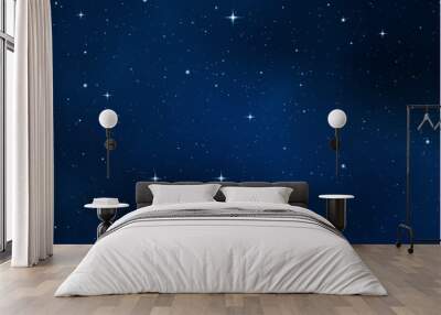 star background in space, galaxy, starry night sky Wall mural