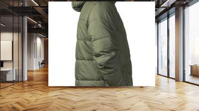 Men's jacket in a hood isolated on a white background. Windbreaker jacket Wall mural