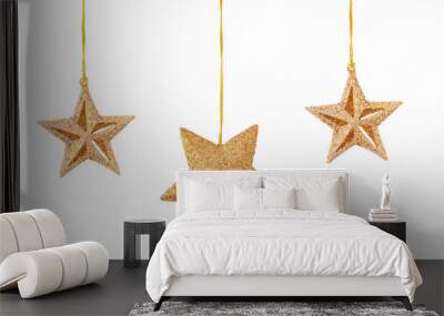 Christmas decoration on white. Wall mural