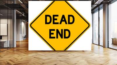 Dead End Sign Wall mural