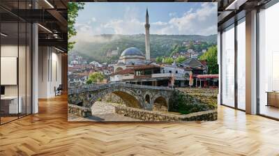 Sinan-Pasha Mosque in central Prizren, Kosovo Wall mural