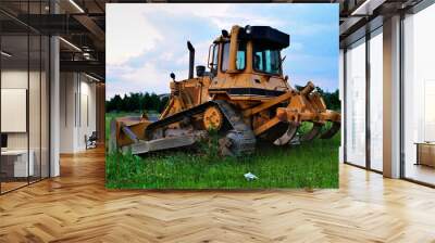 bulldozer 2 Wall mural