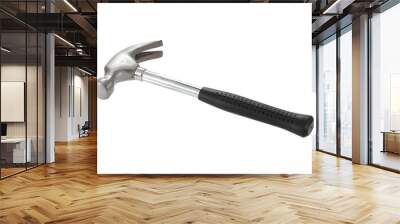 Small 8oz claw hammer isolated on a white bacgrond Wall mural