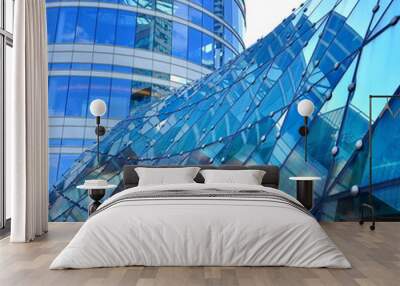 Abstract modern building background Wall mural