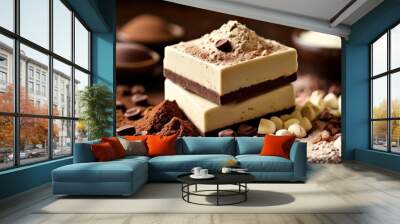  Deliciously decadent dessert ready to be savored Wall mural