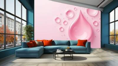  Elegance in simplicity  A single drop of water Wall mural