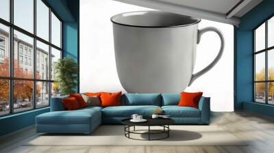  Elegant silver mug perfect for a warm beverage Wall mural