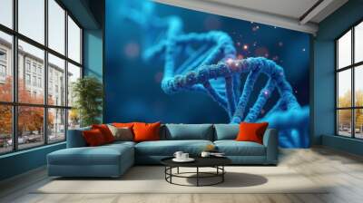  Exploring the intricate dance of DNA Wall mural