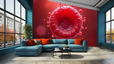 Viral Infection  A CloseUp Look Wall mural