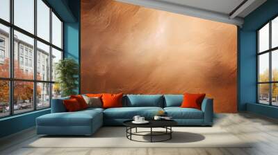 coffee color. an abstract background with smooth gradients of orange and brown hues resembling a war Wall mural