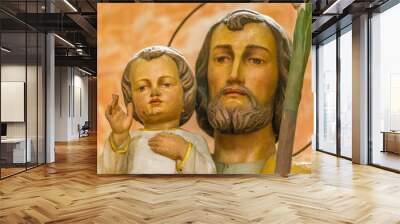 Saint Joseph and Holy Child Jesus Wall mural