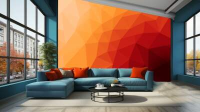 Orange Background Wall mural