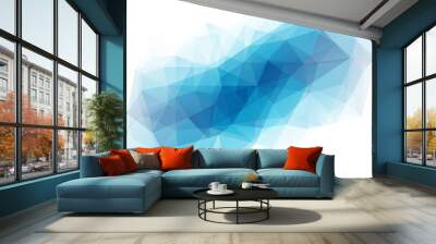 Abstract geometric polygonal background. Wall mural