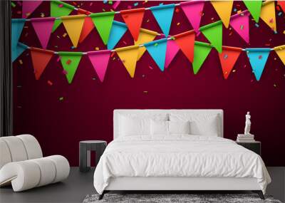 party celebration background. Wall mural