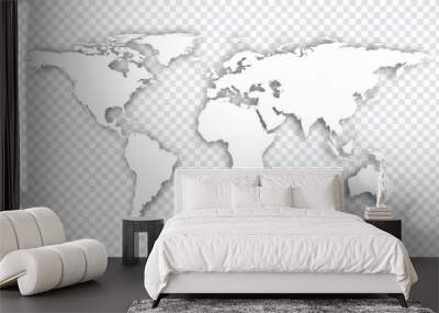 World map. Wall mural