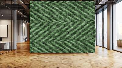 green tweed texture closeup Wall mural