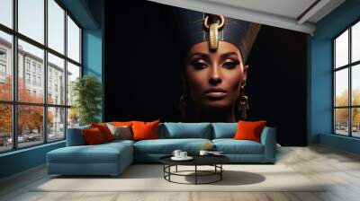 Depiction of The Ancient Egyptian Queen Nefertiti Wall mural