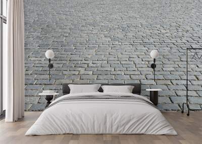 Old cobblestone pavement. Wall mural