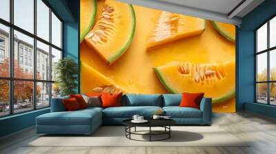 melon pattern Wall mural