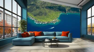 big island aerial shot - kealakekua bay Wall mural