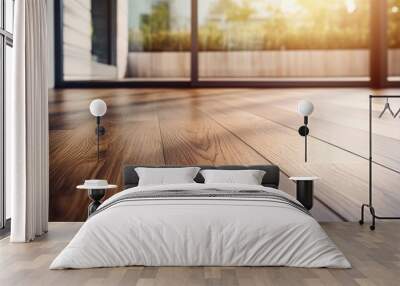 Laminate flooring, close-up Wall mural