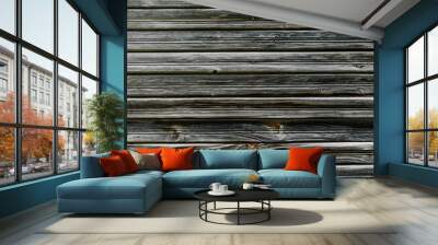 .gray wooden board wall Wall mural