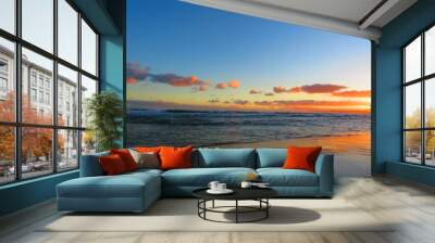 hiking beautiful beaches in hawaii Wall mural