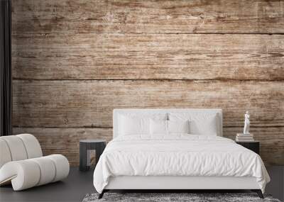 wood plank grain texture, wooden old board striped fiber Wall mural