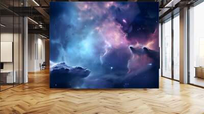 space galaxy background Wall mural