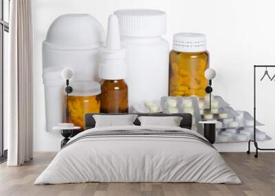 packs of pills - abstract medical Wall mural