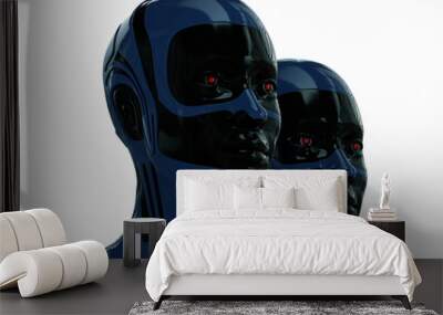 glossy robots Wall mural