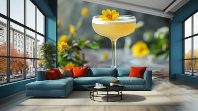 spring fresh cocktails Wall mural