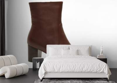 Brown female boot Wall mural