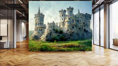 Magic unusual fairytale palaces Wall mural