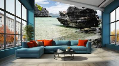 El Nido, Palawan. Beautiful Philippine Islands. Wall mural