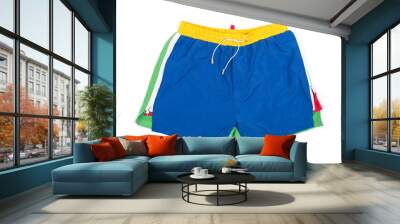 Male shorts on a white background Wall mural