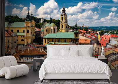  Przemysl Cathedral and the Old Town, viewed from the Clock Tower. 29-07-2016 Wall mural