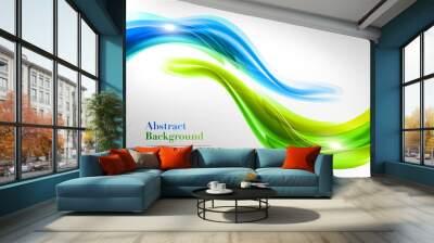 two waves Wall mural