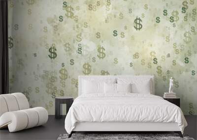 dollar wallpaper background Wall mural