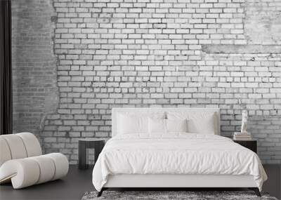 grey brick wall Wall mural