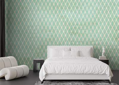 retro pattern on paper Wall mural