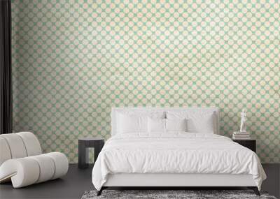 retro pattern on paper Wall mural