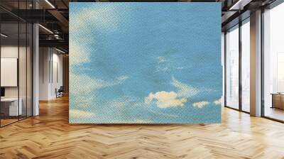 retro sky pattern on old paper Wall mural